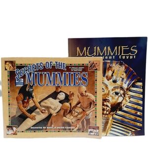 🍒4 for $20🍒 2X Mummies and Ancient Egypt Kids Books Paperback Educational